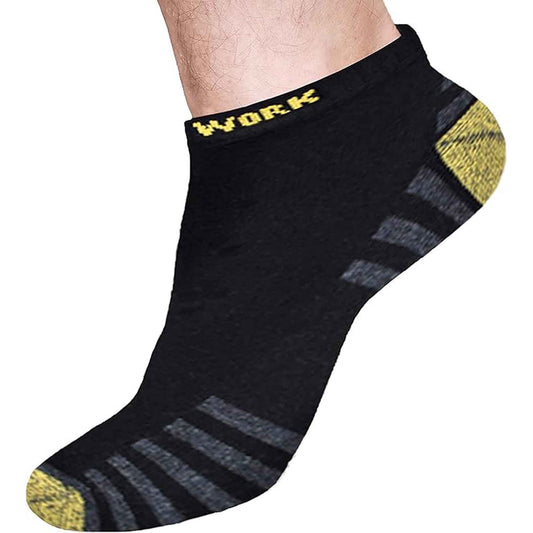 6 Pairs Men's Non-Elastic Diabetic Socks Moisture-Wicking Antibacterial Viloft Blend for Swollen Feet and Improved Circulation UK 6-11 By Sock Stack