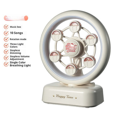 Ferris Wheel Bluetooth Speaker Rechargeable Music Box Atmosphere Table Lamp