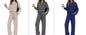 Women's Casual Elastic Waist Trousers Wide-leg Pants