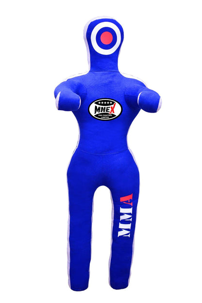 5ft Wrestling Dummy Grappling Dummies - inches Jujitsu BJJ Dummy MMA Dummies Judo Karate Fighting Dummy Un-Filled Blue