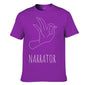 Men’s Gesture Print Short Sleeve T-Shirt – Casual Streetwear Graphic Tee