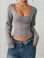 Women's Solid Color Base Layer Long Sleeve Top
