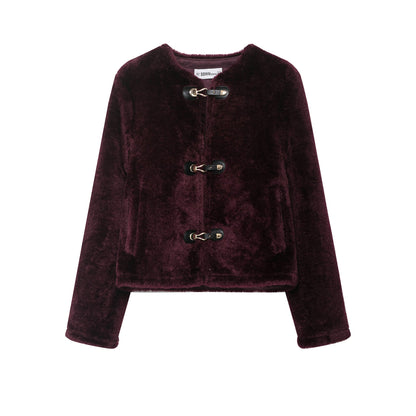 Women's Fashionable Casual Double-Sided Jacket With Rope Knot Buttons