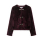 Women's Fashionable Casual Double-Sided Jacket With Rope Knot Buttons