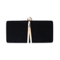 Ou Meimei holding a hard box small square bag dinner bag