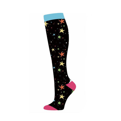 Men's And Women's Running Colored Pressure Socks