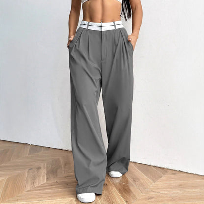 Suit Pants Loose-fit Pants Wide-leg Pantsbestsellers