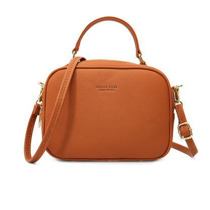 Simple casual pu female bag