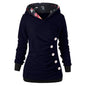 Casual fashion solid color pullover hoodie