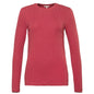 Organic Cotton Ribbed Long Sleeve T-shirt: Womens