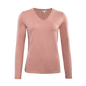 Organic Long Sleeve V-neck: Womens