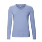 Organic Long Sleeve V-neck: Womens