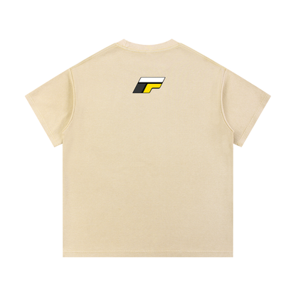 Mineral Wash Waffle Knit T-Shirt