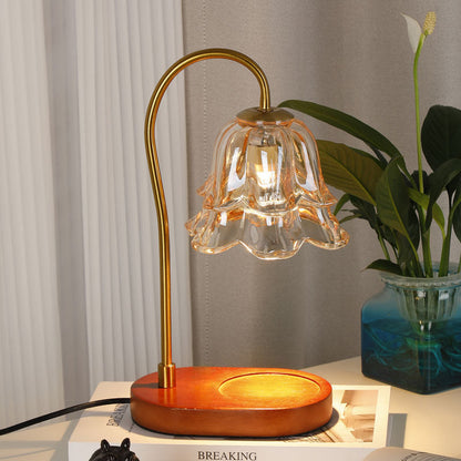 Luxury French Retro Wax Warmer - Elegant Bedside Fragrance Lamp with Dimmer