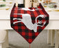 Christmas decorations knitting cloth table flag