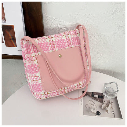 Fashion Single Shoulder Tote Bucket Bag