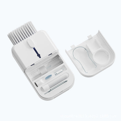 Portable 11 In 1 Multifunctional Cleaning Kit Computer Keyboard Cleaner Phone Screen Clean Tools Earphone Clean Brush With Storage Box