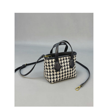 Fashion Houndstooth Single-shoulder Messenger Bag