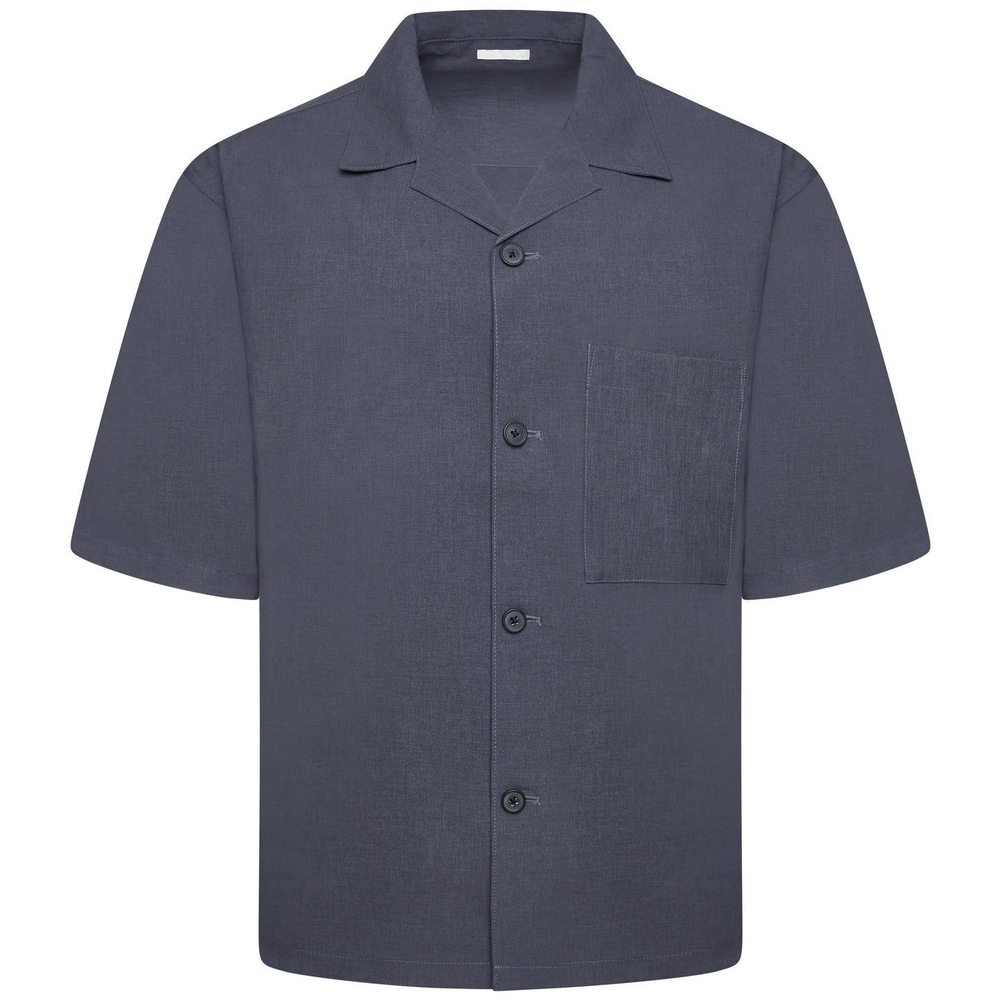 Full Button Open Collar Summer Shirt