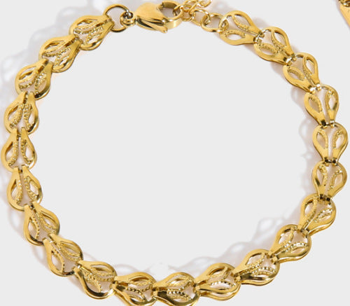 Stainless Steel Ornament Bracelet Female