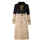 Women's thin windbreaker mid-length coat coat