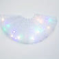 LED Light-Up Tutu Skirt for Kids, Princess Star Glitter Gauze Skirt with Button Battery, Multi-Color Illuminated Fabric Skirt for Christmas, Halloween, Birthday Party & Special Occasions