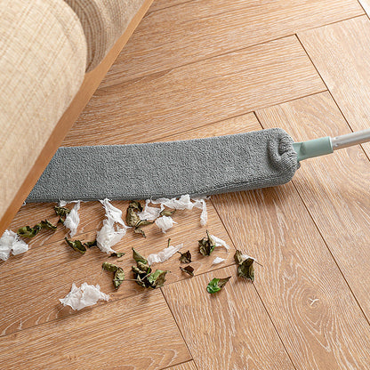 Premium Extendable Gap Cleaning Brush - Under Bed Duster with Microfiber Cloth | Hard-to-Reach Dust Removal Tool