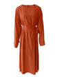 Plus Size Lace Up Muslim Women's Dress