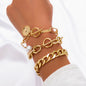 Retro Pearl Chain Beaded Bracelet