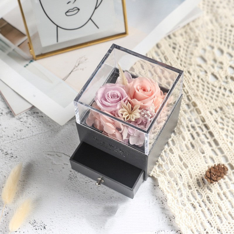 Eve Valentine's Day Eternal Flowers Gift Box Ornaments