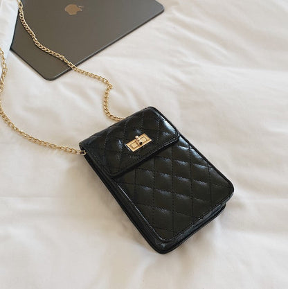 Fashion diamond shoulder bag