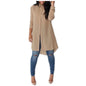 Irregular Mid-length Long-sleeved Chiffon Shirt Women