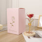 Eternal Life Glass Cover Gold Foil Flower Led Light Rose Tanabata Valentine's Day Gift