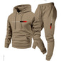 Loose Letter Sweater Coat Long Sleeve Trousers Cover