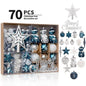 Christmas Decorations 6CM Painted PET