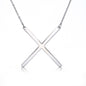 Fabulous Rose Gold Plated Stainless Steel Initial Letter Pendant Necklace