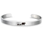 Stainless Steel Mama Bear Bracelet Mother's Day Gift