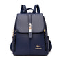 Luxury Women Leather Backpacks for Girls Sac a Dos Casual Daypack Black Vintage Backpack School Bags for Girls Mochila Rucksack
