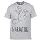 Men’s Gesture Print Short Sleeve T-Shirt – Casual Streetwear Graphic Tee
