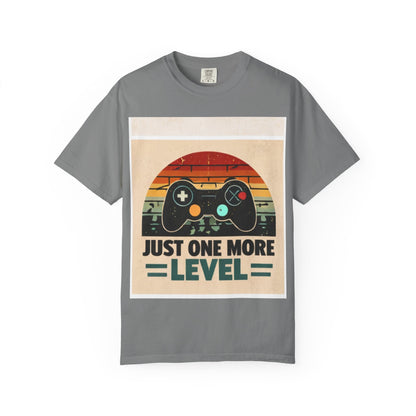 Retro Video Game Controller Just One More Level T-Shirt | Gamer Tee