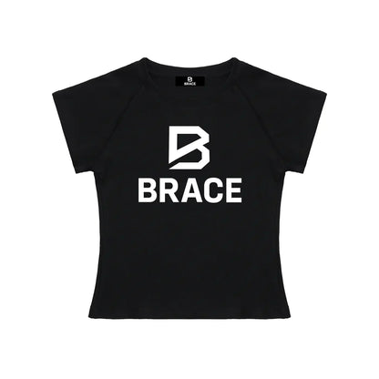 Raglan Sleeve Crop Top - Women's Gym Crop Top | BRACE