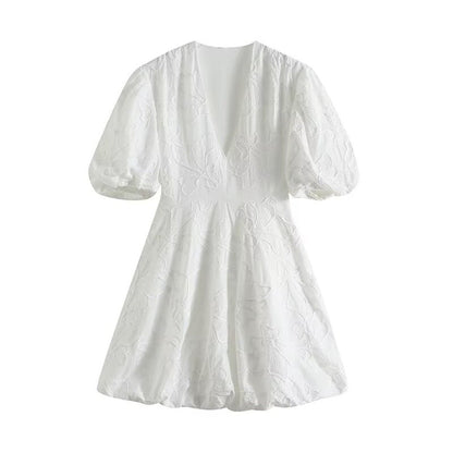 Women's Casual Slimming Fashion Versatile Solid Color Dress