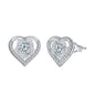 Love Heart Stud Earrings Temperament Valentine's Day Gift