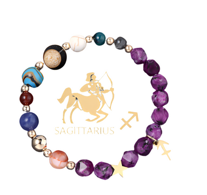 Natural Stone Hemp Stone Cut Surface Eight Planets Personalized Fashionable All-match