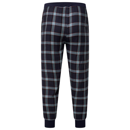 Lucky Brand Crew Neck & Closed Hem Flannel Pant Pyjama Set
