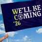 Scotland - We'll Be Coming Flag with Sleeve - WC26 - 4 Sizes!