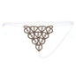 Accessories Rhinestone Claw Chain Body Chain Heart Shaped Sexy Bikini Panties