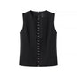 Round Neck Sleeveless Vest Fashion Casual Pants Suit