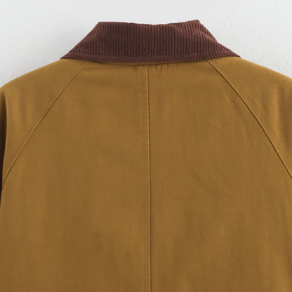 Fashion Polo Collar Cotton Coat Jacket