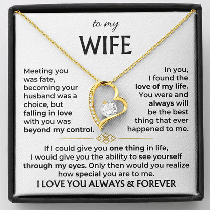 Hollow Love Necklace Pendant Valentine's Day Wife Gift